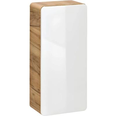 Vente-unique Aruba Bathroom Storage - Natural Light, White, 35x22x75cm Vente-unique Aruba Bathroom Storage - Natural Light, White, 35x22x75cm