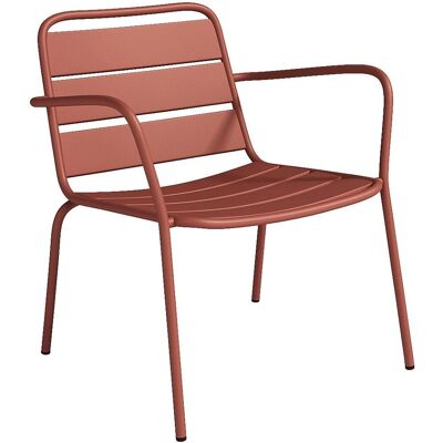 Chaise de jardin empilable MYLIA Mirmande - Terracotta - Extérieur Chaise de jardin empilable MYLIA Mirmande - Terracotta - Extérieur
