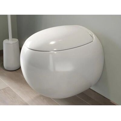 Toaleta wisząca ceramiczna Huro II Vente-unique - Nowoczesna i trwała Toaleta wisząca ceramiczna Huro II Vente-unique - Nowoczesna i trwała
