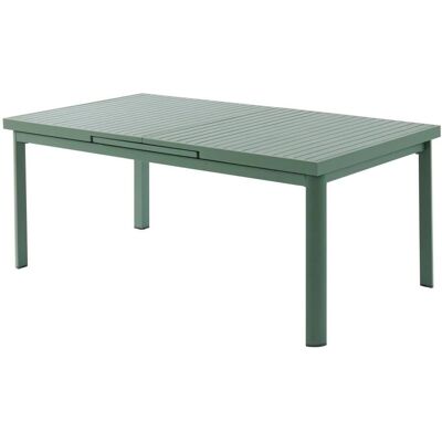MYLIA Nauru Garden Extending Table - Aluminum, Amande Green, 180/240cm MYLIA Nauru Garden Extending Table - Aluminum, Amande Green, 180/240cm