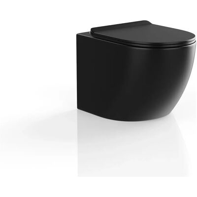 Vente-unique Javoine Suspenso Preto Fosco - Higienico, Sem Flange Vente-unique Javoine Suspenso Preto Fosco - Higienico, Sem Flange