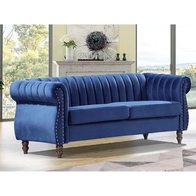 Venta-unica Trumbo Samtsofa 3-Sitzer - Sofa Venta-unica Trumbo Samtsofa 3-Sitzer - Sofa