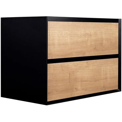 Vente-Unique LANNICK Bathroom Furniture - 80cm Suspended MDF Cabinet Vente-Unique LANNICK Bathroom Furniture - 80cm Suspended MDF Cabinet