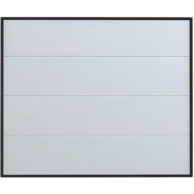 Vente-Unique Weiße Holzoptik Motorisierte Sektionaltür - 243x199 cm Vente-Unique Weiße Holzoptik Motorisierte Sektionaltür - 243x199 cm