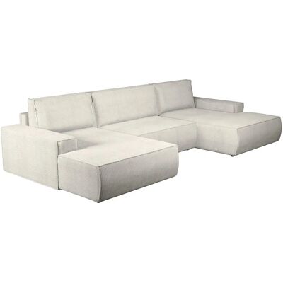 Canapé Modulable Beige Vente-unique - Forme U 7 Places - Publicité Canapé Modulable Beige Vente-unique - Forme U 7 Places - Publicité