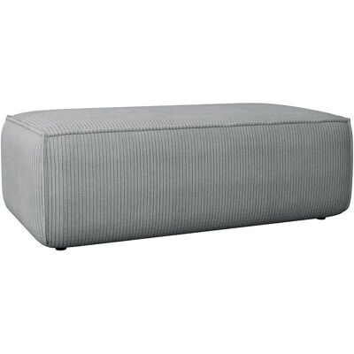 Vente-unique Grau Samt Hocker - 102x69x42 cm Vente-unique Grau Samt Hocker - 102x69x42 cm