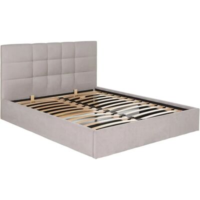 Moderne bed Pascal Morabito met opbergruimte - 160x200 - Beige - Europese kwaliteit Moderne bed Pascal Morabito met opbergruimte - 160x200 - Beige - Europese kwaliteit