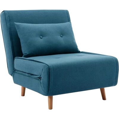 Vente-unique URIBIA Canapé convertible bleu - Sofa-Lit - Publicité Vente-unique URIBIA Canapé convertible bleu - Sofa-Lit - Publicité