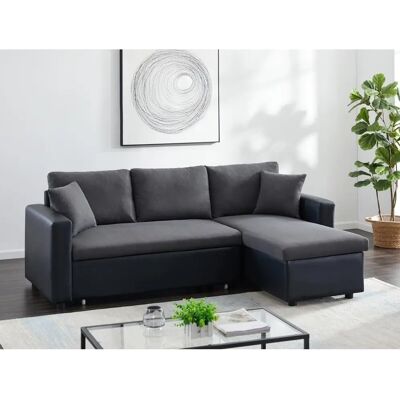 Vente-unique GAZUR II Reversibles Ecksofa - 4 Sitze Moderner Stil Vente-unique GAZUR II Reversibles Ecksofa - 4 Sitze Moderner Stil
