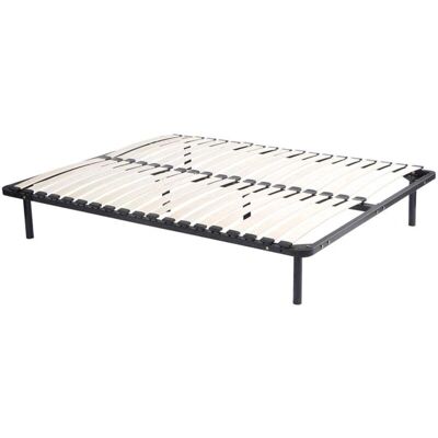 YSMÉE Bed Base - 160x200 cm - 38 Slats - Black YSMÉE Bed Base - 160x200 cm - 38 Slats - Black