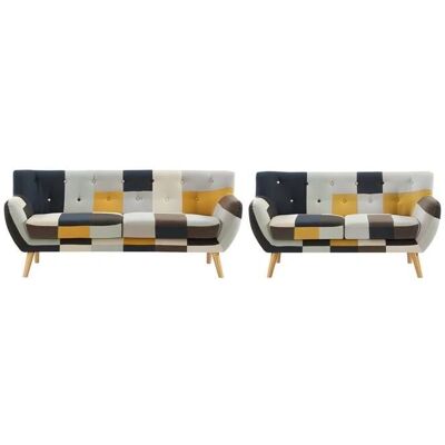 Ensemble Canapé Serti II Multicolore - Style Scandinave - Publicité Ensemble Canapé Serti II Multicolore - Style Scandinave - Publicité