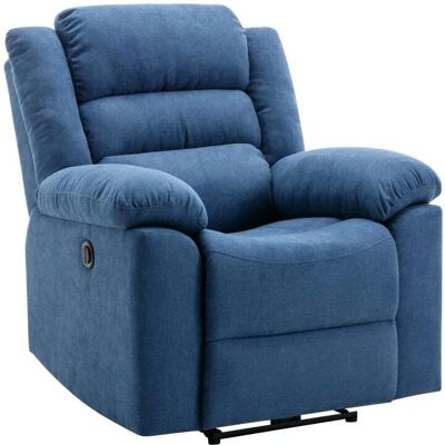 BUROLO Fauteuil Relax Électrique - Bleu - Publicité BUROLO Fauteuil Relax Électrique - Bleu - Publicité
