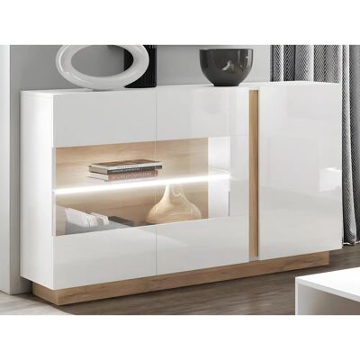 Ensemble de meubles Murari de Vente-unique - Blanc & Naturel - Publicité Ensemble de meubles Murari de Vente-unique - Blanc & Naturel - Publicité