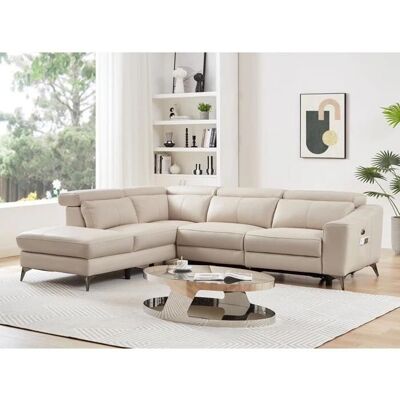 Vente-Unique Linker Ecksofa mit Elektrischem Relax - Sofa Vente-Unique Linker Ecksofa mit Elektrischem Relax - Sofa