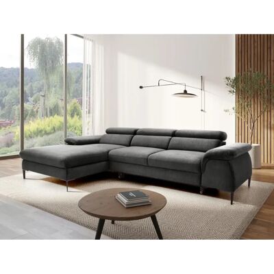 PASCAL MORABITO Linker Ecksofa aus Samt - Sofa PASCAL MORABITO Linker Ecksofa aus Samt - Sofa