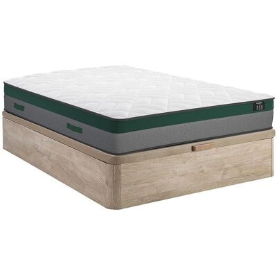 Lits YSMÉE Lumière Naturelle avec Rangement - 160x200cm - Ressorts ensachés Lits YSMÉE Lumière Naturelle avec Rangement - 160x200cm - Ressorts ensachés