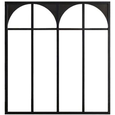 Arcadea Vintage Szklana Ściana - 120x105 cm - Czarna Arcadea Vintage Szklana Ściana - 120x105 cm - Czarna