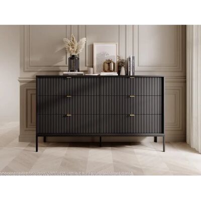 Pascal Morabito Liouba Sideboard - Modern, Umweltfreundlich, 6 Schubladen Pascal Morabito Liouba Sideboard - Modern, Umweltfreundlich, 6 Schubladen