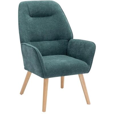Fauteuil Osimo Bleu Canard - Style Scandinave - Publicité Fauteuil Osimo Bleu Canard - Style Scandinave - Publicité