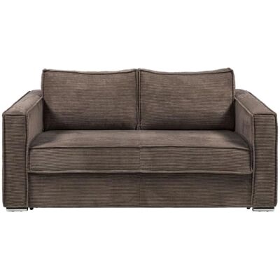 Canapé convertible 4 places Loreto - Velours profond, marron, 160cm - Publicité Canapé convertible 4 places Loreto - Velours profond, marron, 160cm - Publicité