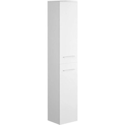 Vente-Unique Kayla Wall-Mounted Bathroom Cabinet - 6 Shelves - White - 30x25x160cm Vente-Unique Kayla Wall-Mounted Bathroom Cabinet - 6 Shelves - White - 30x25x160cm