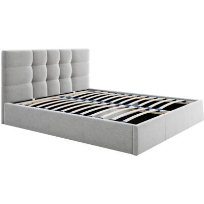 Lit gris Eliava Pascal Morabito - Rangement 180x200cm - Moderne, Écologique Lit gris Eliava Pascal Morabito - Rangement 180x200cm - Moderne, Écologique