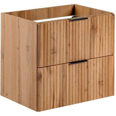 Vente-unique Bathroom Floating Cabinet Natural - Soft Close - 60cm Vente-unique Bathroom Floating Cabinet Natural - Soft Close - 60cm