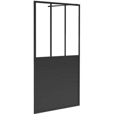 Urbanik Veiligheidsglas Douchewand - 100x200 cm - Mat Zwart - Shower & Design Urbanik Veiligheidsglas Douchewand - 100x200 cm - Mat Zwart - Shower & Design