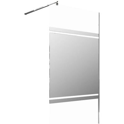 Shower & Design Douchewand - 120x200 - Doorzichtig, Zilver, Vaste Wand Shower & Design Douchewand - 120x200 - Doorzichtig, Zilver, Vaste Wand