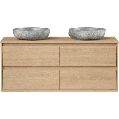 Vente-unique Bathroom Cabinet with Double Basins - Chosen Variants Vente-unique Bathroom Cabinet with Double Basins - Chosen Variants
