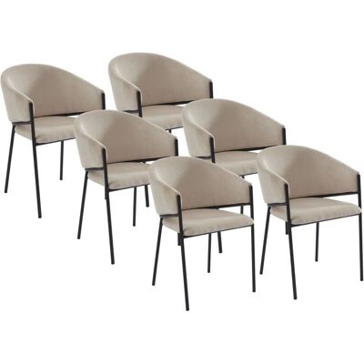 Pascal Morabito - Lot de 6 Chaises en Velours - Mobilier d’Intérieur Pascal Morabito - Lot de 6 Chaises en Velours - Mobilier d’Intérieur