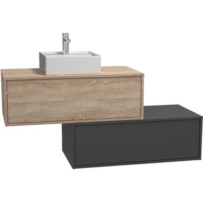 Meuble de salle de bain Teana Vente-unique - Suspendu, Soft Close, Écologique - Publicité Meuble de salle de bain Teana Vente-unique - Suspendu, Soft Close, Écologique - Publicité