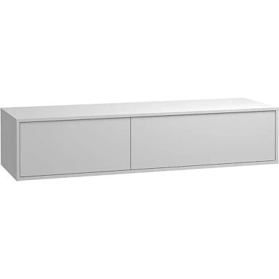 Vente-unique Weißes Wandhängendes Badezimmermöbel - 150cm - ISAURE II Vente-unique Weißes Wandhängendes Badezimmermöbel - 150cm - ISAURE II