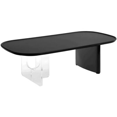 Pascal Morabito - Moderner Couchtisch - Schwarz & Transparent - Rasia Pascal Morabito - Moderner Couchtisch - Schwarz & Transparent - Rasia