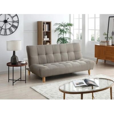 Vente-Unique Esteban Sofá Cama 3 Plazas Taupe Vente-Unique Esteban Sofá Cama 3 Plazas Taupe