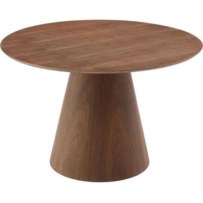 Vente-unique Antaliza - Round Dining Table - 4 Seats - MDF - Natural dark Vente-unique Antaliza - Round Dining Table - 4 Seats - MDF - Natural dark