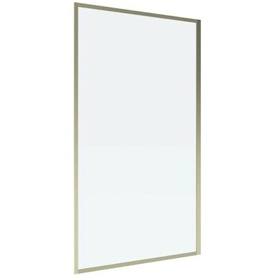 Złota osłona wanny Shower & Design - 80x140cm - Hartowane szkło Złota osłona wanny Shower & Design - 80x140cm - Hartowane szkło