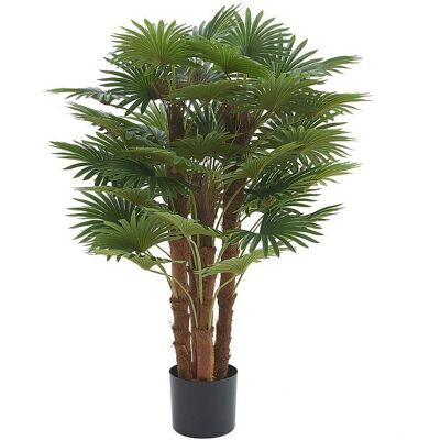 RHAPIS Künstlicher Palmenbaum - 93cm - Grün - Dekorative Zimmerpflanze RHAPIS Künstlicher Palmenbaum - 93cm - Grün - Dekorative Zimmerpflanze