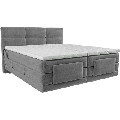 Palacio Maßgeschneidertes Boxspringbett - Elektrisch verstellbar, 2x90x200cm, Grau Palacio Maßgeschneidertes Boxspringbett - Elektrisch verstellbar, 2x90x200cm, Grau
