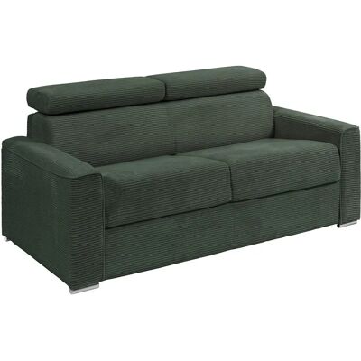 VIZIR Grüner Samtstoff 4-Sitzer Schlafsofa - Max. 480kg VIZIR Grüner Samtstoff 4-Sitzer Schlafsofa - Max. 480kg