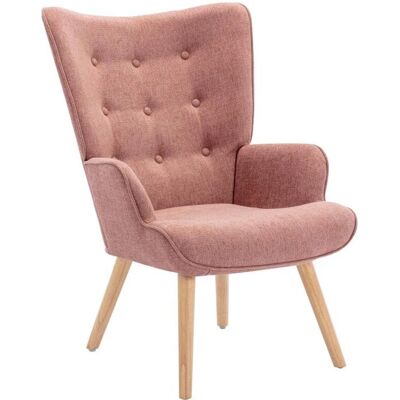 Vente-unique Vately Roze Stoel Vente-unique Vately Roze Stoel