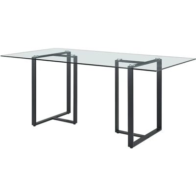 Pascal Morabito Nilesa - Moderner 6-Sitzer Glastisch Pascal Morabito Nilesa - Moderner 6-Sitzer Glastisch