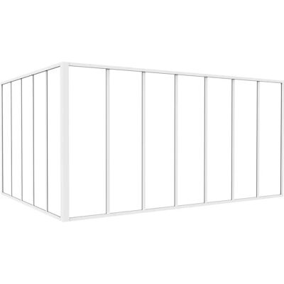 BAYVIEW Aluminum Glass Partition Wall - 210x105/150x105/105 cm BAYVIEW Aluminum Glass Partition Wall - 210x105/150x105/105 cm