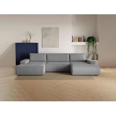 Canapé AMELIA - Rectangulaire, Tissu Texturé, Fabrication Européenne - Publicité Canapé AMELIA - Rectangulaire, Tissu Texturé, Fabrication Européenne - Publicité