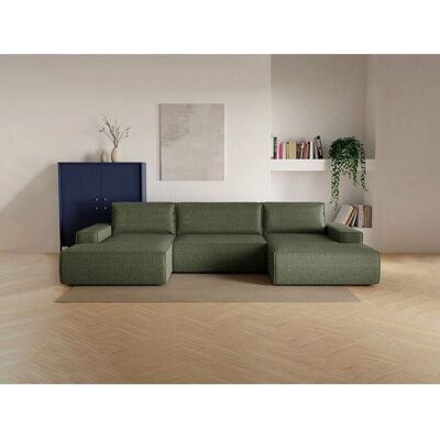 Einzigartige Amelia Grüner Modulares Ecksofa - 7 Sitze Einzigartige Amelia Grüner Modulares Ecksofa - 7 Sitze