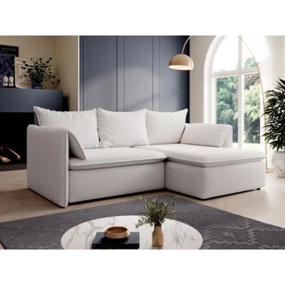 Canapé d'angle Teodora - Convertible, Couvre-coussins amovibles, Tissu élégant - Publicité Canapé d'angle Teodora - Convertible, Couvre-coussins amovibles, Tissu élégant - Publicité