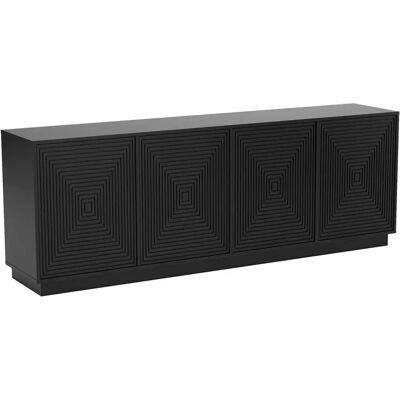 Vente-unique Mezulia Schwarzer Sideboard - Sideboard Vente-unique Mezulia Schwarzer Sideboard - Sideboard