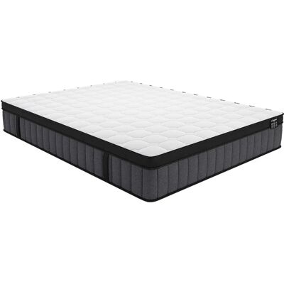 Ysmée 160x200 cm Hybride Matras met 7 Zones en Koel Traagschuim Ysmée 160x200 cm Hybride Matras met 7 Zones en Koel Traagschuim