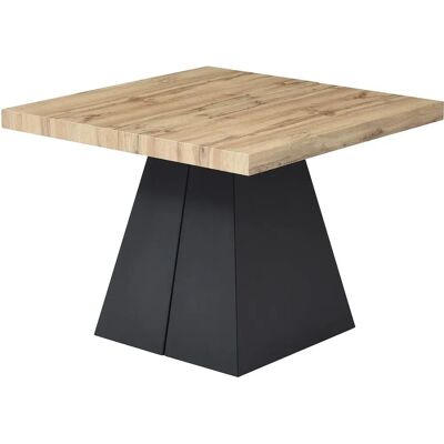 Vente-unique Emelia Ausziehbarer Esstisch - Natur & Schwarz - 4-10 Plätze Vente-unique Emelia Ausziehbarer Esstisch - Natur & Schwarz - 4-10 Plätze