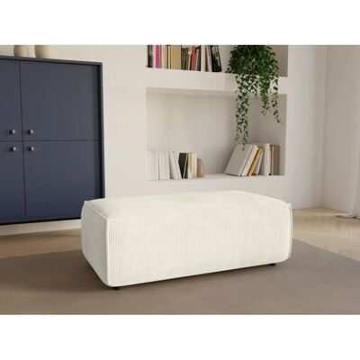 Vente-Unique Amelia Samtquadrat Hocker - Pouf Vente-Unique Amelia Samtquadrat Hocker - Pouf